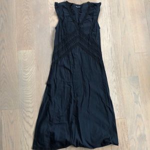 Intraport black batik dress size